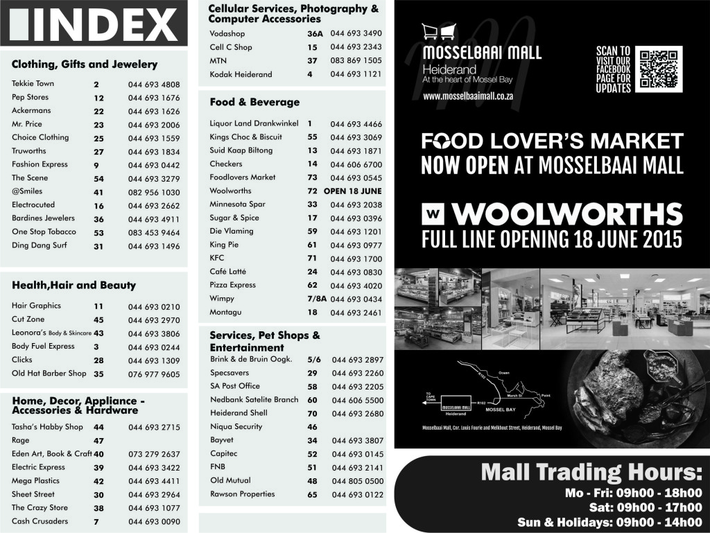 Mosselbaai Mall Index